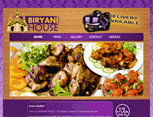 Tablet Screenshot of biryanihouse.com